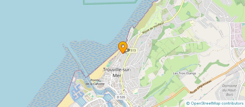 localisation de l'entreprise TROUVILLE BOX à TROUVILLE-SUR-MER
