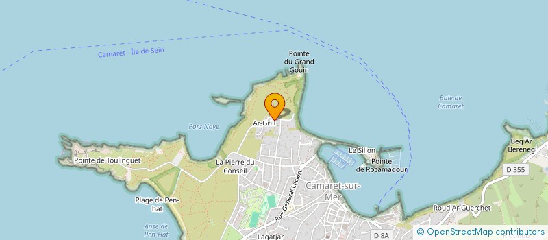 localisation de l'entreprise TROUZ AR MOR  CAMARET-SUR-MER