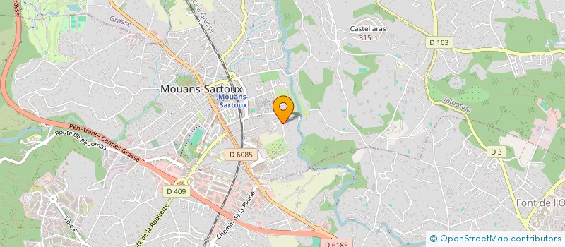 localisation de l'entreprise TROVATO PICARDI FRERES à MOUANS-SARTOUX