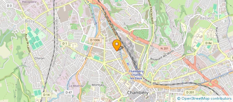 localisation de l'entreprise TROY 86  CHAMBERY