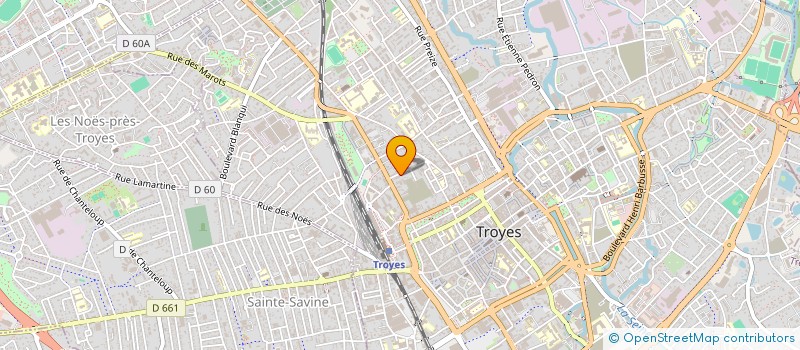 localisation de l'entreprise TROYDEL à TROYES