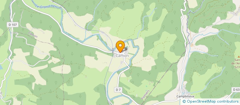 localisation de l'entreprise TROYE ET TOILES à TROYE D'ARIEGE