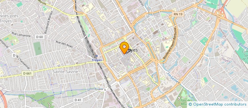 localisation de l'entreprise TROYES 55 à TROYES
