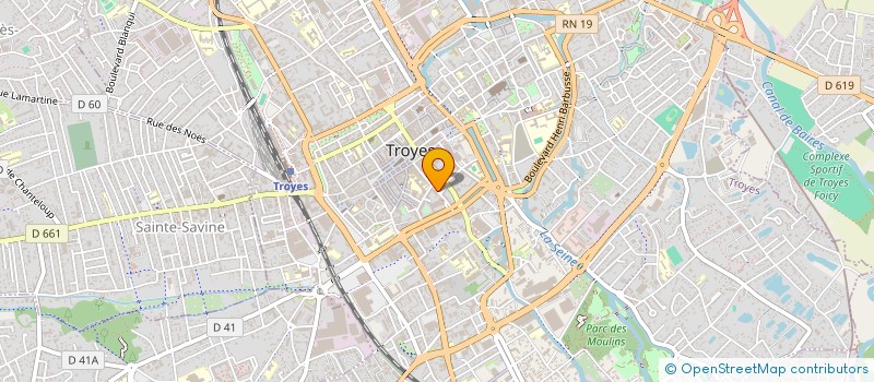localisation de l'entreprise TROYES AUBE HABITAT à TROYES