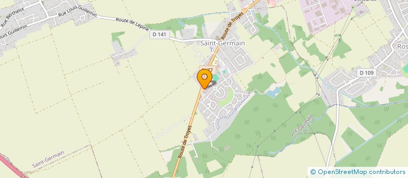 localisation de l'entreprise TROYES CHAPTER FRANCE  SAINT-GERMAIN