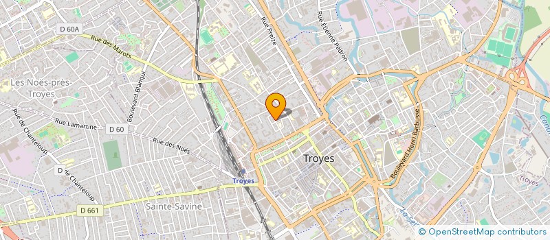localisation de l'entreprise TROYES ESCALADE à TROYES