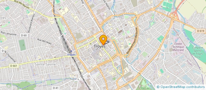 localisation de l'entreprise TROYES PHARMA INVEST à TROYES