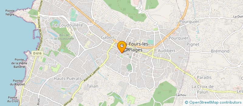 localisation de l'entreprise TRP BATIMENT 83 à SIX-FOURS-LES-PLAGES