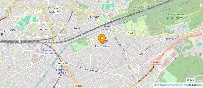 localisation de l'entreprise TRP MORLET à SEVRAN