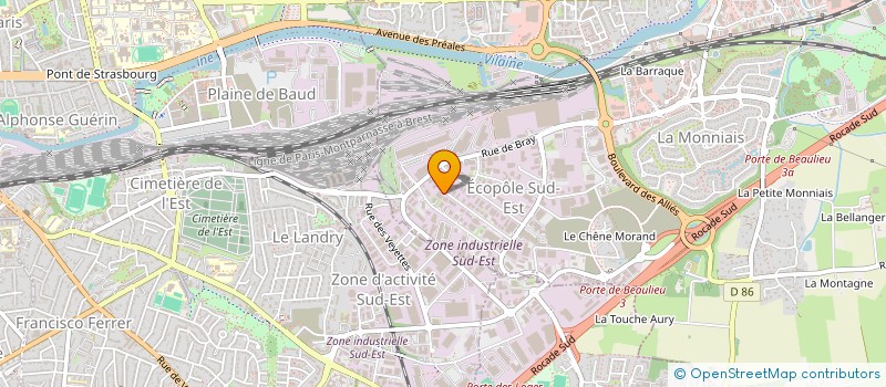 localisation de l'entreprise TRPM à CESSON-SEVIGNE