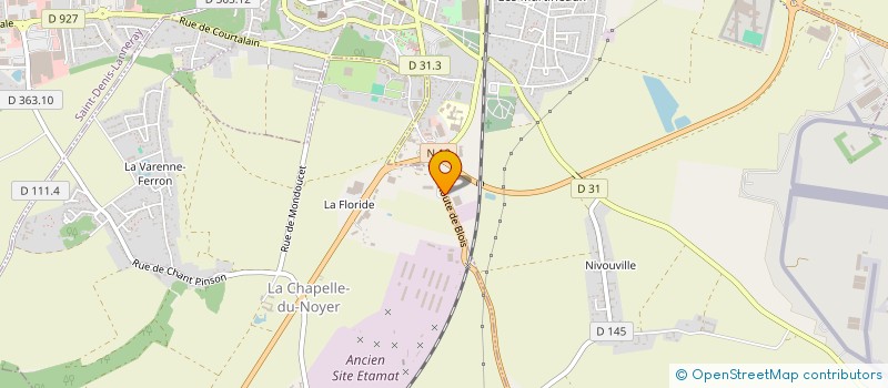 localisation de l'entreprise TRPP USINAGE FRANCE à LA CHAPELLE DU NOYER