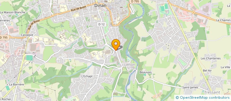 localisation de l'entreprise TRR INVEST  DINAN