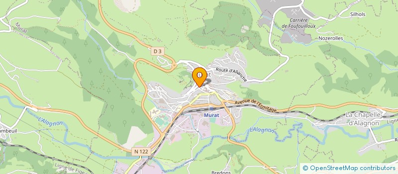 localisation de l'entreprise TRRCTOR à MURAT