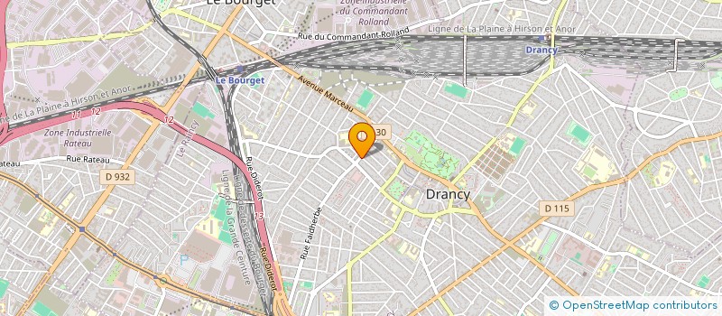 localisation de l'entreprise TRS à DRANCY