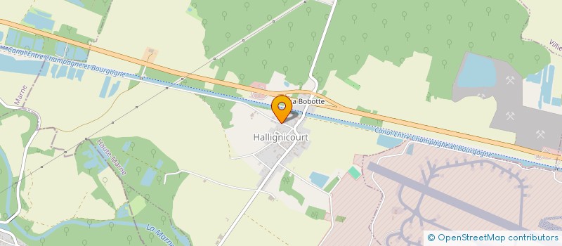localisation de l'entreprise TRS à HALLIGNICOURT