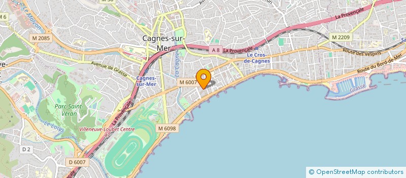 localisation de l'entreprise TRS EURL  CAGNES SUR MER