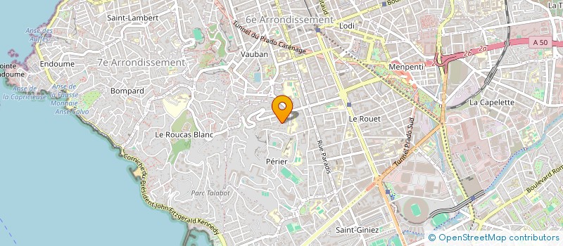 localisation de l'entreprise TRS MASTERCAPS à MARSEILLE