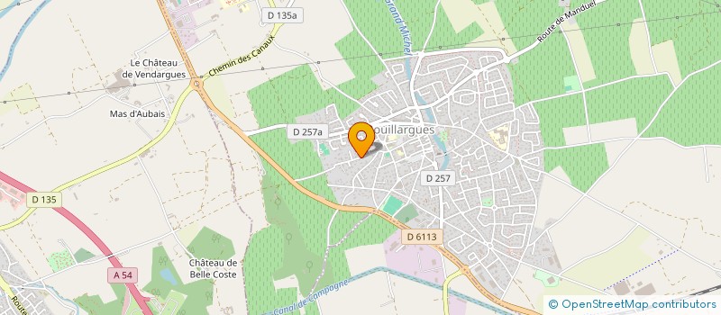 localisation de l'entreprise TRS TRANSPORT ROY STEVE  BOUILLARGUES