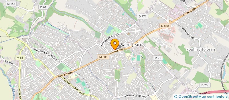 localisation de l'entreprise TRSJ VOYAGES à SAINT-JEAN