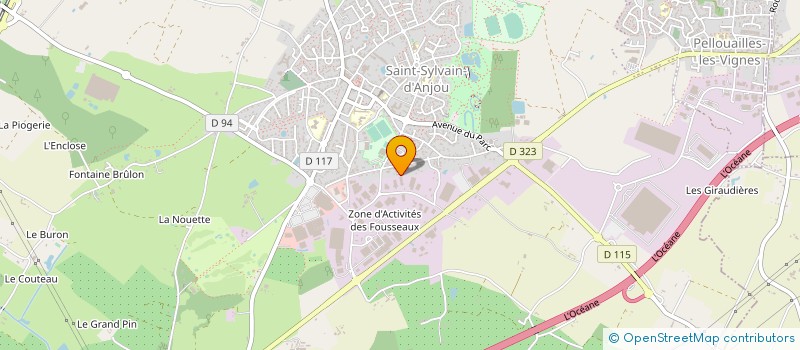 localisation de l'entreprise TRSPTS DELANOUE MESSAGERIES EXPRESS à VERRIERES-EN-ANJOU