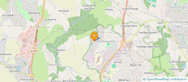 localisation de l'entreprise TRT à VANNES