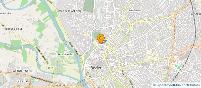 localisation de l'entreprise TRUAN MARKETING  BEZIERS