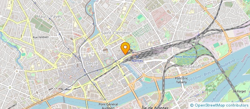 localisation de l'entreprise TRUBERT à NANTES