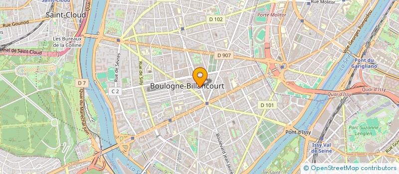 localisation de l'entreprise TRUBERT INVESTISSEMENTS à BOULOGNE-BILLANCOURT