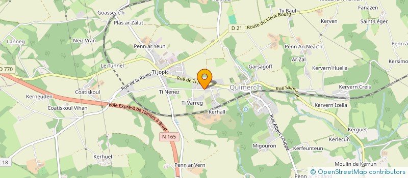 localisation de l'entreprise TRUBUIL FINANCE à PONT-DE-BUIS-LES-QUIMERCH