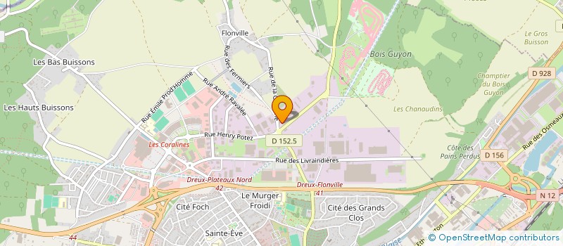 localisation de l'entreprise TRUBUIL TECHNOLOGIES à DREUX