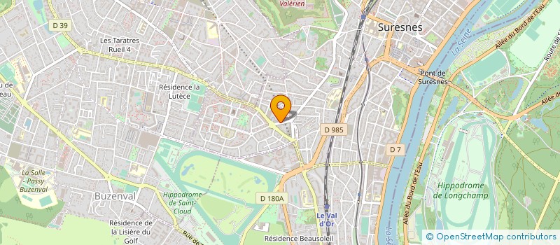 localisation de l'entreprise TRUCAGES EFFETS SPECIAUX THEVENET à SURESNES