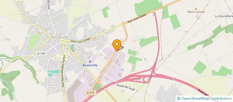 localisation de l'entreprise TRUCHET DEVELOPPEMENT  BEUZEVILLE