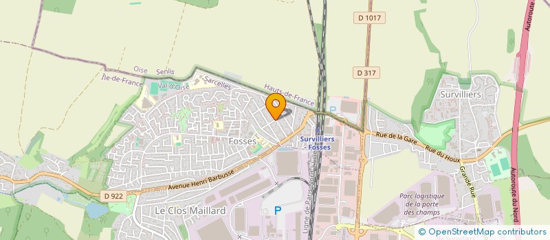 localisation de l'entreprise TRUCK AND WHEEL LOGISTICS FRANCE à SURVILLIERS