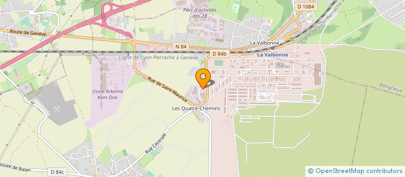 localisation de l'entreprise TRUCK SOLUTIONS à BALAN