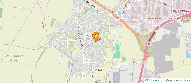 localisation de l'entreprise TRUCKS'AVENIR à CORBAS