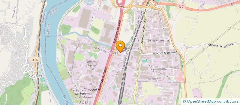 localisation de l'entreprise TRUCKS SOLUTIONS PORTES LES VALENCE à PORTES-LES-VALENCE