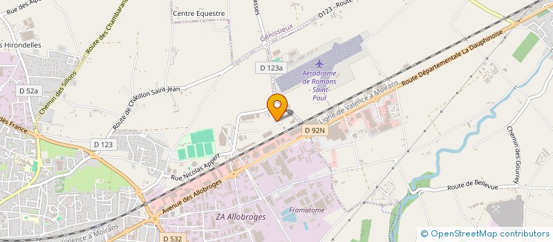 localisation de l'entreprise TRUCKS SOLUTIONS ROMANS à ROMANS-SUR-ISERE
