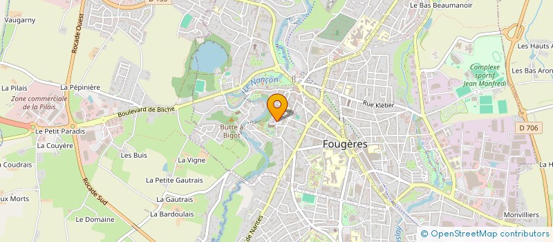 localisation de l'entreprise TRUCULUS  FOUGERES