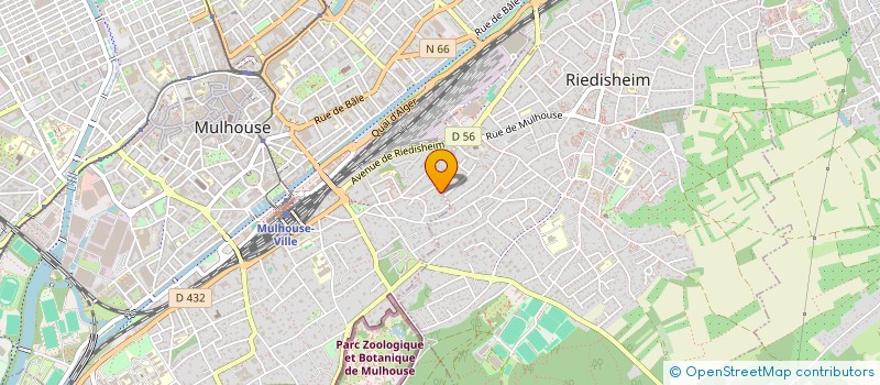 localisation de l'entreprise TRUDIE  MULHOUSE