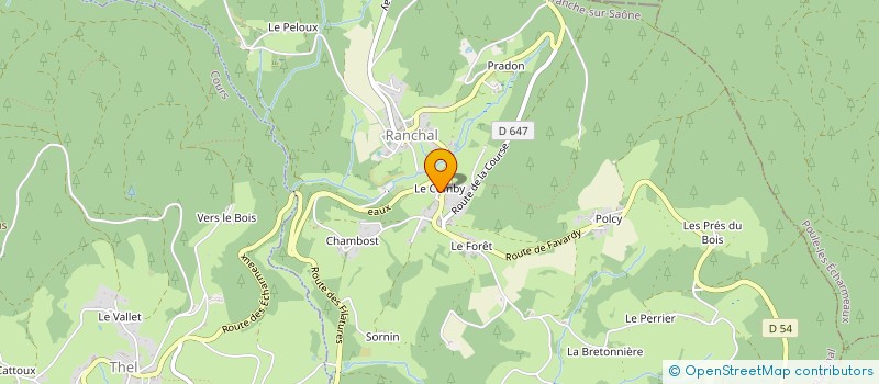 localisation de l'entreprise TRUDOPOL HOLDING  RANCHAL