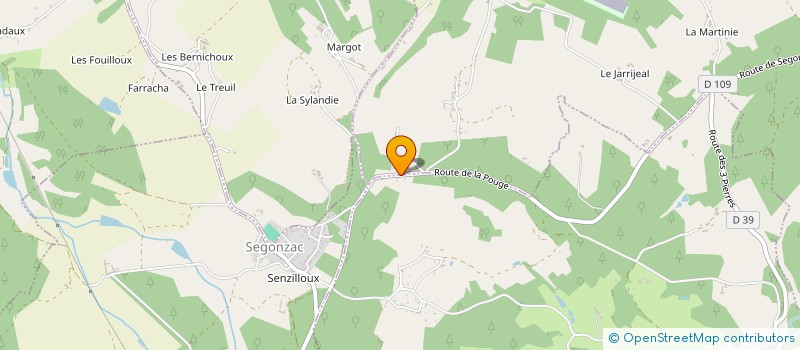 localisation de l'entreprise TRUE SELF  TOCANE-SAINT-APRE