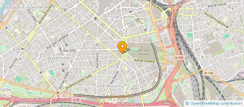 localisation de l'entreprise TRUELINE VOSTOK à LILLE