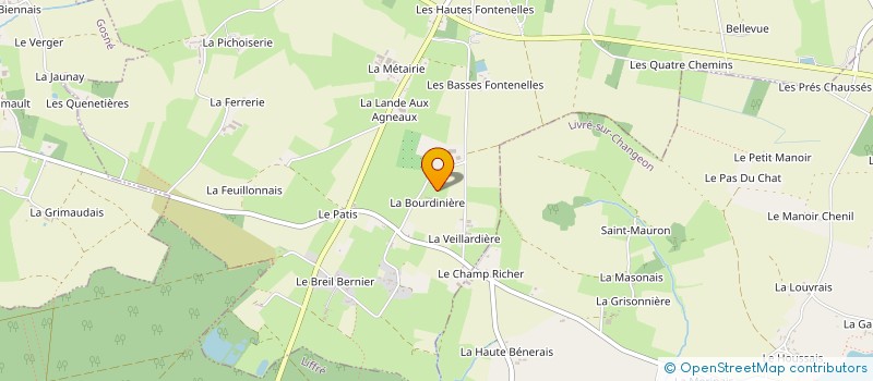 localisation de l'entreprise TRUFFAUT OLIVIER  SAINT-AUBIN-DU-CORMIER