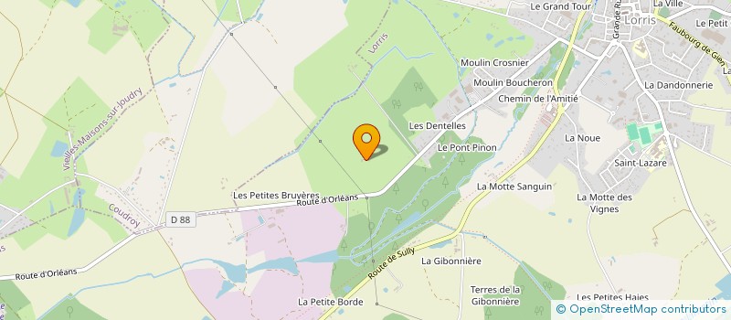 localisation de l'entreprise TRUFFE ET FOIE GRAS DE RUNGIS à LORRIS