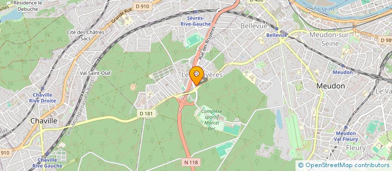 localisation de l'entreprise TRUFFES SANS FRONTIERES à SEVRES