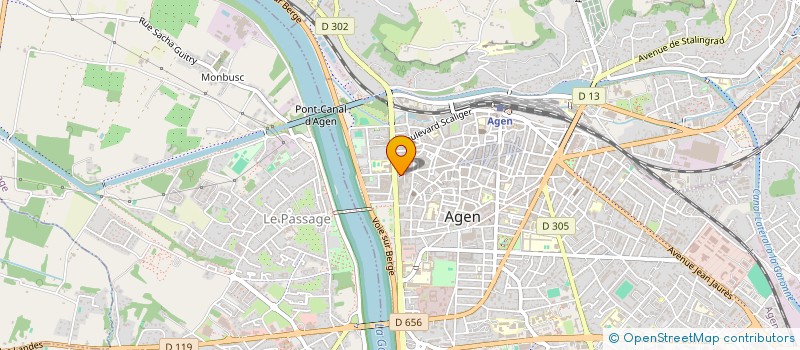 localisation de l'entreprise TRUFFON à AGEN