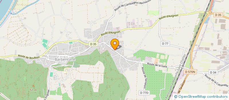 localisation de l'entreprise TRUING  BARBENTANE