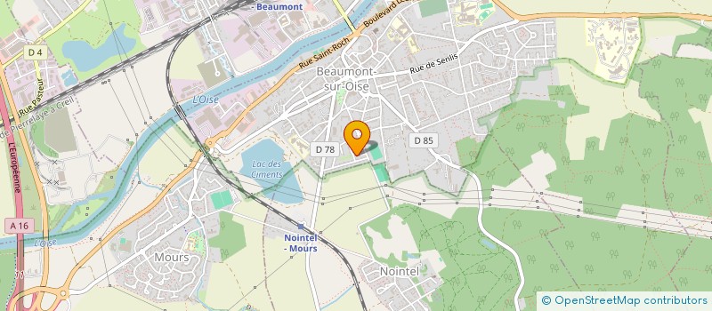 localisation de l'entreprise TRUMAN HOLDING  BEAUMONT-SUR-OISE