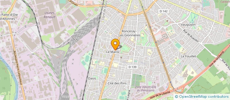 localisation de l'entreprise TRUNG AN EUROPE  LE MANS