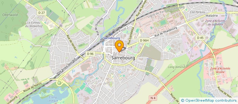 localisation de l'entreprise TRUONG MARIEN à SARREBOURG